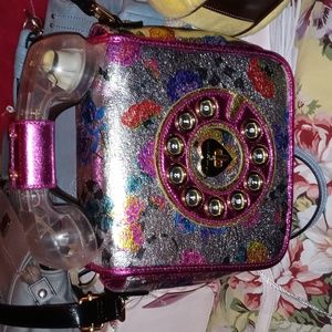 RARE 🔥Betsy Johnson Party Hotline Crossbody Bag